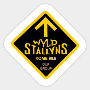 KOME 98.5 Loves Wyld Stallyns Sticker